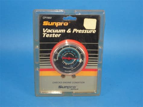 actron engine vacuum and pressure tester gauge new sealed cp7802|Actron CP7802 Vacuum and Fuel Pressure Tester Kit.